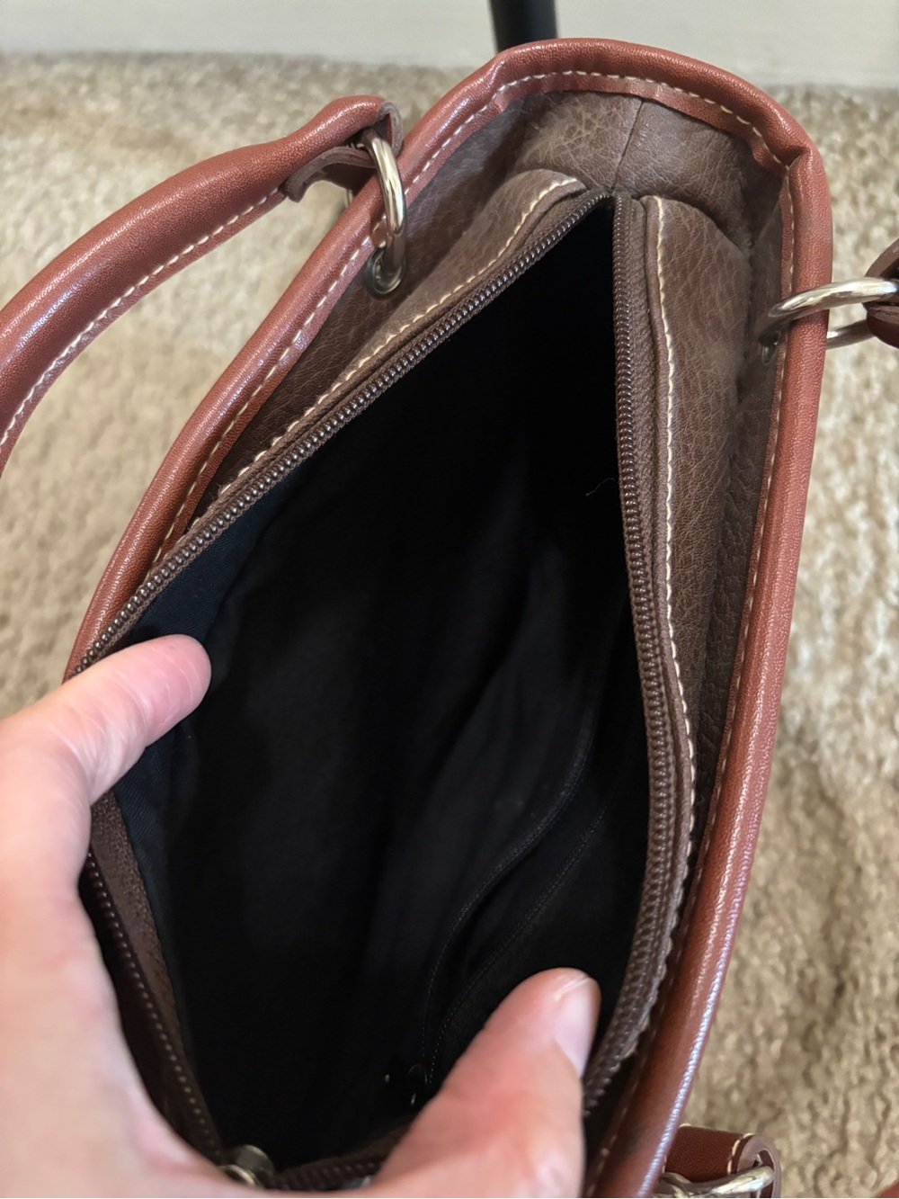 VINTAGE 2 way ESPRIT BAG - Picture 11 of 16